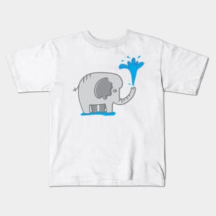 Water Elephant Kids T-Shirt